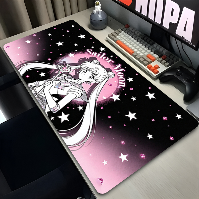 Pc Gaming Pink - Computer Mouse Pad S-Sailor Moons Pink