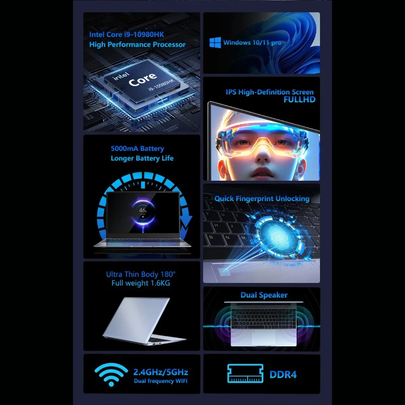 Intel Core I9-10980HK 15.6 Inc - огляд і ціна Pc Gaming Intel