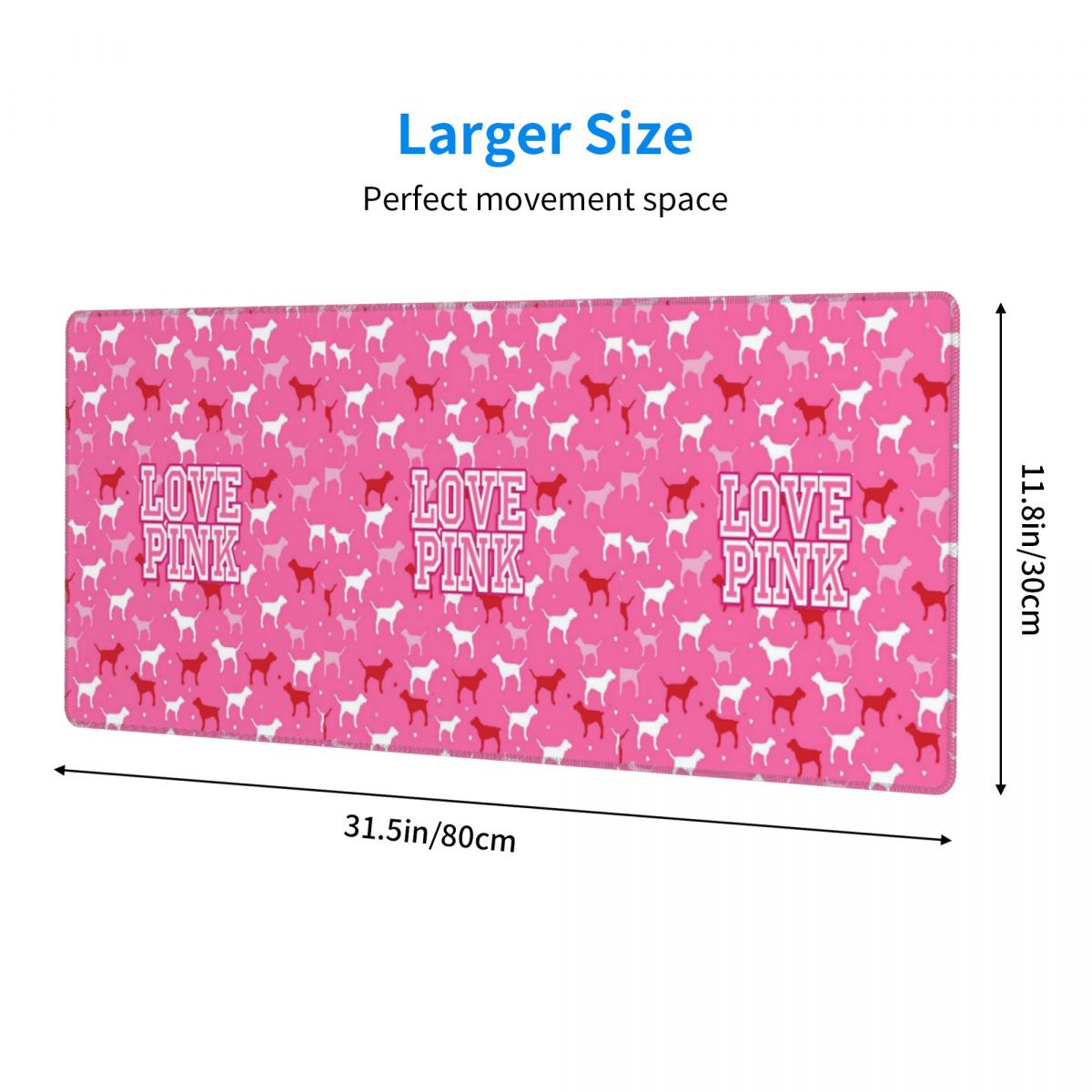 Love Pink Large Mouse Pad Comp - огляд і ціна Pc Gaming Pink