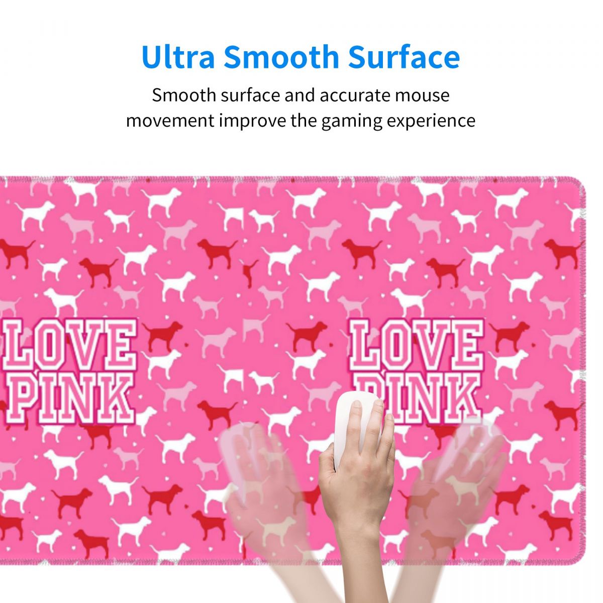 Love Pink Large Mouse Pad Comp - огляд і ціна Pc Gaming Pink